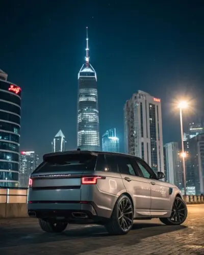 Imitation exhaust Range Rover Sport v8